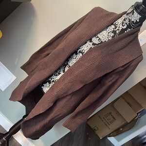 H Halston Brown Wrap NEW